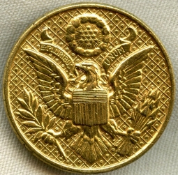 Scarce 1920's US Army Enlisted Man Hat Badge in Excellent Condition