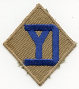 WWII United States Army 26th Division (Yankee Division) Twill Shoulder Patch