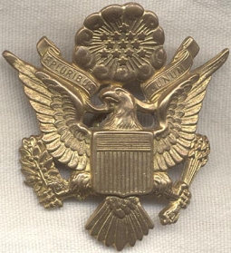 Pre-WWI US Army Officers Hat Badge by Tiffany & Co.