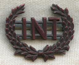 Rare WWI US Army Interpreter Corps, Military Intelligence Officer Collar Insignia