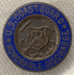 WWI USCG Honorable Discharge Lapel Pin