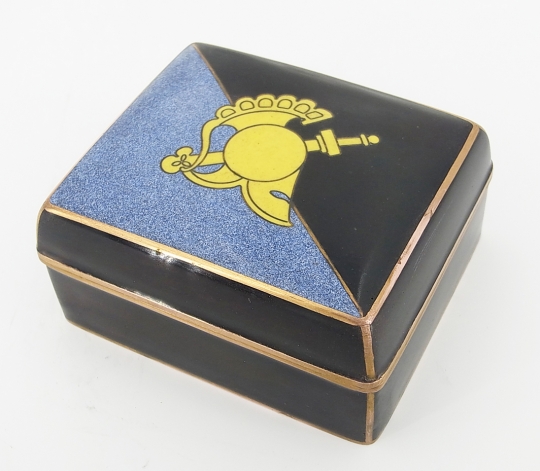 Wonderful Early 20th Century Cloisonne Box for USMA West Point