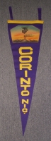 Ext. Rare 1920s-1930s USMC Souvenir Pennant from Corinto, Nicaragua Circa "Banana Wars"