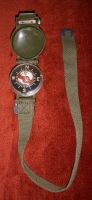 Mint in Lightly Worn Box Korean War US Military Wrist Compass Model 1949 by Superior Magneto