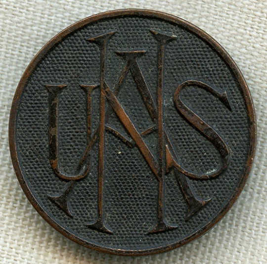 WWI United States National Army (USNA) Enlisted Man Collar Disc