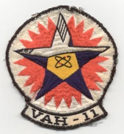 Vietnam-Era Japanese-Made US Navy 11th Heavy Attack Squadron Patch