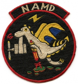 USN Korean War Era Japanese Made Naval Air Munitions Depot at Ryuku Islands Jacket Patch