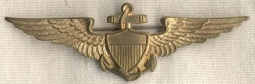 Excellent World War I US Navy Pilot Wing