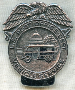 1960's US Office Vehicle Service Cap Badge by Walter & Sons, New York
