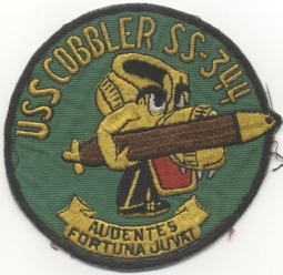 US-Made US Navy USS Cobbler SS-344 Patch