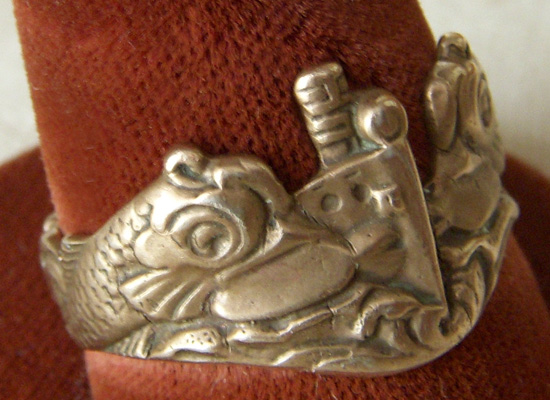 Submarine sales dolphin ring