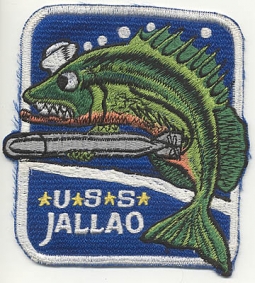 Minty 1960s USS Jallao SS-386 Japanese-Made Patch