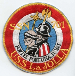 Great USS LaJolla SSN-701 Patch Ca. 1980's-1990's