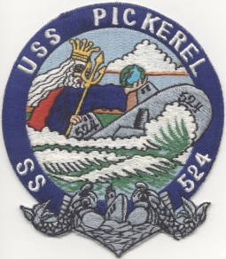 Japanese-Made US Navy USS Pickerel SS-524 Patch