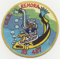 Japanese-Made US Navy USS Remora SS-487 Submarine Patch