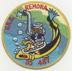 Japanese-Made US Navy USS Remora SS-487 Submarine Patch