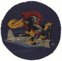 Late WWII USN VBF-74 Squadron Patch "The Fighting Cavaliers"