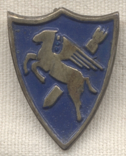 Very Rare Silver Italian-Made WWII USAAF 449th Bomber Group DI Pin