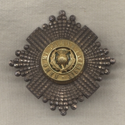 Victorian 5th Scots Guards Officers Cap Badge in Silver<p>NOT CURRENTLY AVAILABLE
