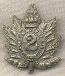 Queen's Own Rifles of Canada 2nd Battalion Cap Badge