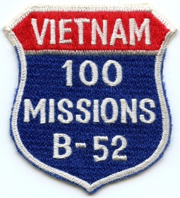 Japanese Made USAF Vietnam 100 Missions B-52 Novelty Jacket Patch NO LONGER AVAILABLE