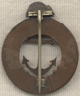 Circa 1890s New York Volunteer Life Saving Corps 3rd Lieutenant Badge