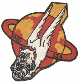USMC VMD-154 Marine Photo Squadron Patch