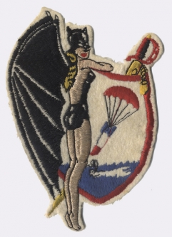 Circa 1950 USN VP-24 (Patrol Squadron 24) "Batmen" Squadron Patch NO LONGER AVAILABLE