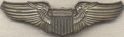 Very Nice Example of 1930s US Air Corps Pilot Wing by AMCRAFT