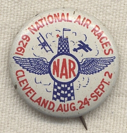 Very Rare 1929 National Air Races Souvenir Pin