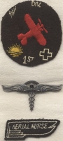 Very Rare 1930s Aerial Nurse Corps of America Wing, Patch & Cap Insignia