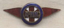Very Rare WWI Audrey Picard's Military Message Corps (APMMC) Badge