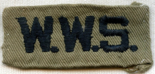 BEING RESEARCHED - 1930's (?) Girl or Boy Scouts (?) Uniform Tab/Patch - NOT FOR SALE UNTIL IDed