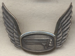 BEING RESEARCHED - Western Airlines Pilot Hat Badge 4th Issue - NOT FOR SALE UNTIL IDENTIFIED