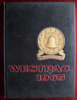 Scarce "USS Independence (CVA-62) WESTPAC 1965" Cruisebook