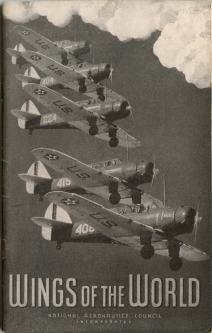 1940 "Wings of the World" Fighting Commerical & Private Planes by National Aeronautics Council