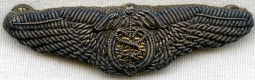 Nice WWII USAAF Flight Surgeon Grouping to Col. Walter S. Jensen - ID Bracelet & Bullion Wing