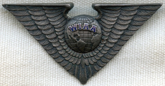 1930s Women's International Association of Aeronautics (WIAA) Member Wing No. 17