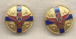 WWII Women's Auxillary Defense Corps Collar Inserts