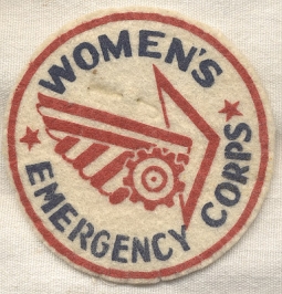 WWII Women's Emergency Corps Patch