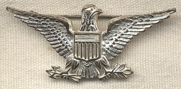 Nice Large WWI Colonel's War Eagle Rank Insignia<p> NO LONGER AVAILABLE