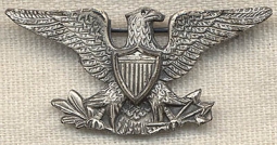 Very Nice WWI Colonel's "War Eagle" Rank Insignia
