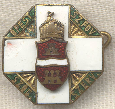 WWI Patriotic Hungarian Lapel Pin