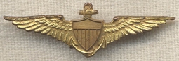 WWI USN Pilot's Cap Wing