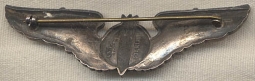 WWII USAAF Bombardier Wing in Sterling by A.E. Co.
