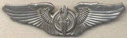 Beautiful WWII USAAF Bombardier Wing in Sterling by Gemsco