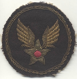Nice WWII USAAF HQ CBI Bullion Shoulder Patch