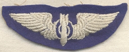 WWII English Made USAAF Combat Bombardier Wing <p> NO LONGER AVAILABLE