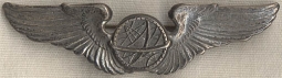 Nice WWII AAF Navigator Wing by A.E. Co.