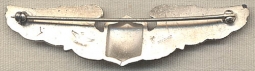 Rare WWII USAAF Pilot Wing in Sterling by H + H